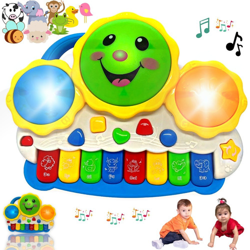 Piano Infantil Teclado Musical Educativo Toca Musicas