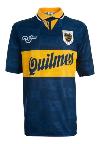 Camiseta Boca Juniors Titular Olan Quilmes 1995 - Adulto