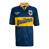 Camiseta Boca Juniors Titular Olan Quilmes 1995 - Adulto