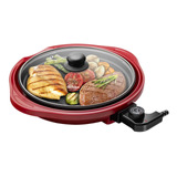 Grill Multifuncional Life Red Lenoxx Pgr159 220v