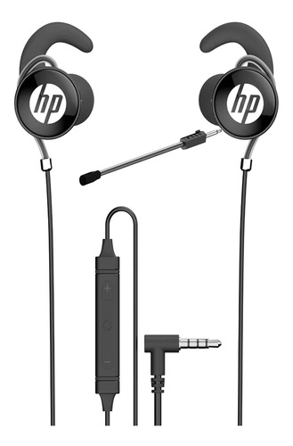 Auriculares In-ear Gamer Hp Dhe-7004 Negro