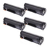 5x Compatível Toner Hp P1102w P1005 P1102 Laser P1606dn 285a