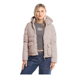 Campera Rusty Essentials Short Puffer Importada Mujer