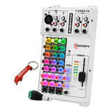 Mesa De Som Equalizador Mixer Taramps T 0302 Fx Multicolor
