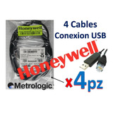 4 Cables Universal Honeywell Ms9520 U S B- C/ Imanes Ferrita