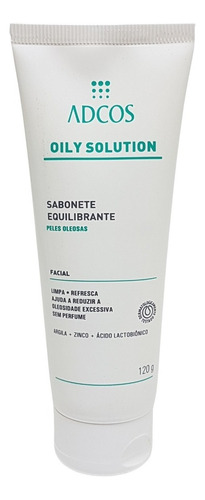 Oily Solution Sabonete Equilibrante 120g Adcos Tipo De Pele Oleosa