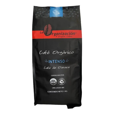 Café Organico De Oaxaca Tueste Intenso Grano 1 Kg | Meses sin interés