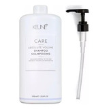 Kit Shampoo Keune Absolute Volume 1000ml + Brinde Pump