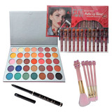 Set Regalo Paletacompleta+caja Labiales+deli+brocha