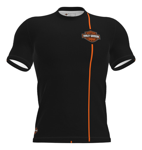 Camisa Camiseta Harley Davidson T-shirt Brasão Hd 883 Uv50