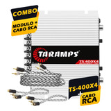 Taramps 400 Trio 3 Canais Amplificador P/ Caixa Trio + Cabo