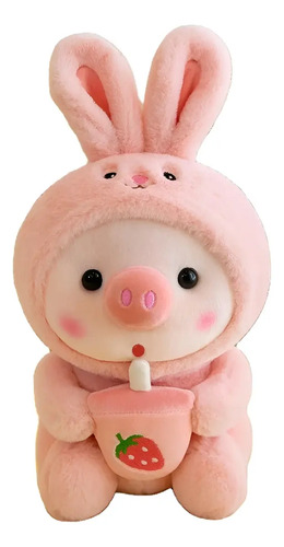 Peluche De Cerdito, Regalo Para Niños Y Niñas 25cm
