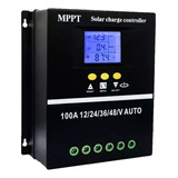 Controlador De Carga Solar 100a Mppt, Regulador, Tecido De 2