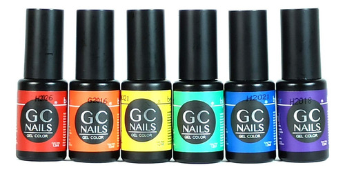 Belcolor Gel 1 Paso Gama Orgullo Gay Pride Gc Nails Color Rainbow