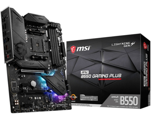 Motherboard Msi Mpg B550 Gaming Plus Am4 Ddr4 Usb 3.2 M.2 F