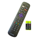 Controle Remoto Compatível Philco Smart Tv Roku Ptv32g70rch