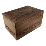 Caja De Urna De Madera Indian Glance  Urna Para Cenizas H