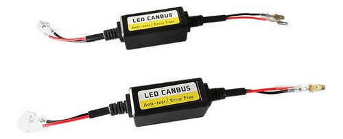 2 Piezas Led Faro Canbus Resistencia Noerror Decodificador