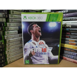 Jogo De Futebol Fifa 18 Xbox 360 Original Mídia Em Português