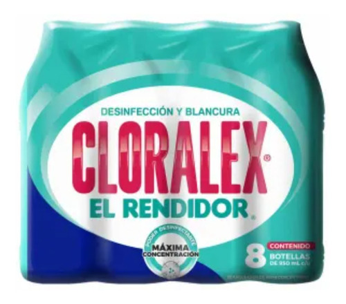 Blanqueador Líquido Cloralex El Rendidor 950ml