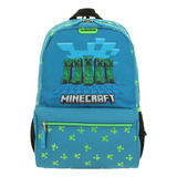 Mochila Grande Escolar Primaria Chenson Minecraft Armyt Niño