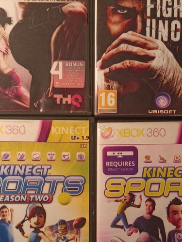 4 Juegos De Xbox 360 Para Kinect - Chipeados