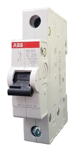 Pastilla Interruptor Termomagnético Ac 1 Polo - Breaker Abb | MercadoLibre