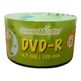 Disco Virgen Dvd-r Greenmaster Imprimible De 16x Por 50 Unidades