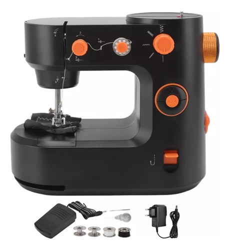 Máquina Coser Mini Portatil Domestica Multifuncional Fhsm398