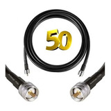 50 Metros Cable Coaxial  Lmr400 Conector Macho Pl259 50 Ohm