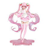 Miku Figure Anime Figures Pink Cherry Blossoms