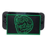 Cover Super Mario Bowser Nintendo Switch Dock Pixelados_