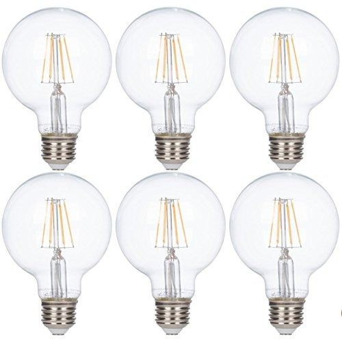 Pack 6 Ampolletas Led Retro Vintage Globo Edison 6w