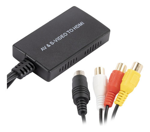 1 Convertidor De S-video A Hdmi, Adaptador Para Ps2 Para