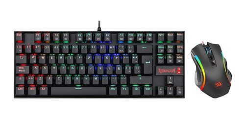 Combo Teclado Mecanico Kumara Rgb + Mouse Griffin