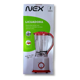 Licuadora Nex Bg450020 1.5 Litros 2 Velocidades 500w Color Rojo