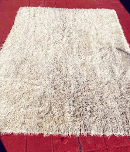 Alfombra De Lana 100x100 Oveja Unica