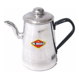 Jarra Cafetera 2 Lt Mango Charolado Aluminio Pico Vertedor