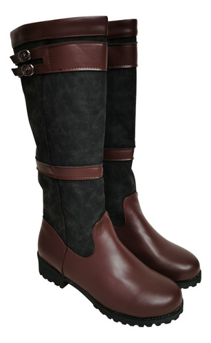 Botas Largas F Para Mujer, Estilo Vintage, De Invierno, Con