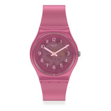 Reloj Swatch Gp170 Blurry Pink Mujer Agente Oficial C