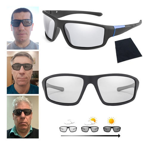  Gafas De Sol Fotocromaticas Polarizadas Vision Hd Uv 400 De