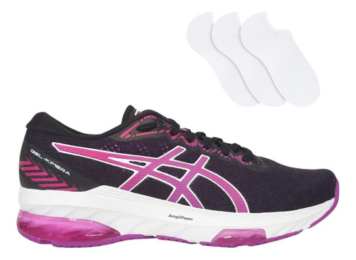 Tênis Asics Gel-kimera Feminino + 3 Pares De Meias