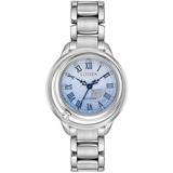 Citizen Princess Cinderella Diamond Ew5510-53n Color De La Correa Plata Color Del Bisel Plata Color Del Fondo Madre Perla