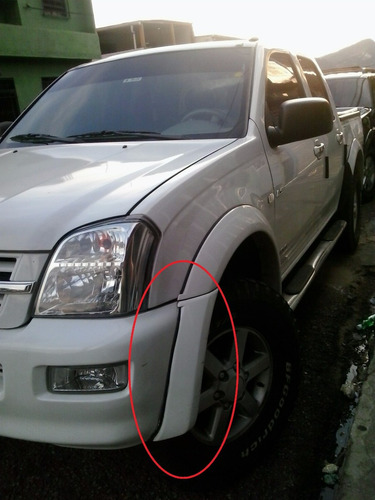 Buche Parachoque Derecho Chevrolet Luv Dmax 2006 Fibra Foto 6