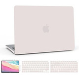 Carcasa+2 Fundas Teclado+prot. Pantalla Macbook Air Gris Roc