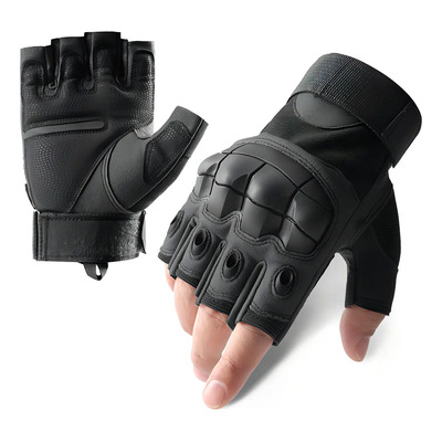 Guantes Para Moto Guantes Tacticos Militar Medio Dedo Motocicleta Y Bicicleta Negro Talla M Veegross | MercadoLibre
