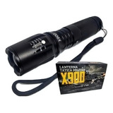 Lanterna Potente Tática Militar X900 Led Com Zoom Holofote