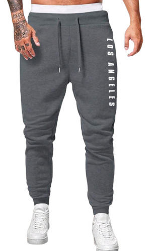 Jogger Pants Gris Talla Grande Nuevo Comodo Fresco Depotivo 