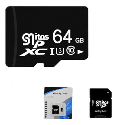 Tarjeta De Memoria Tf 64gb Micro Sd Premium Con Adaptador Sd