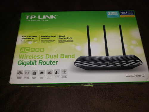 Tp-link Ac900 Wireless Dual Band Gigabit Router Archer C2